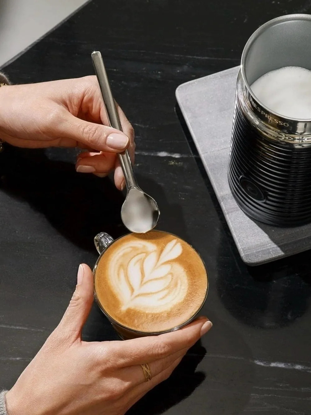 Nespresso Aeroccino3 Milk Frother - Black